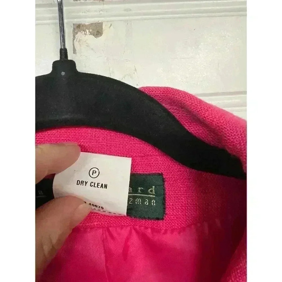 harve benard Pink Linen Blazer - Picture 3 of 7